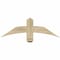 Ekena Millwork Bellingham Rough Sawn Timber Gable Bracket, Douglas Fir, 36"W x 12"H x 2"D x 4"F, 8/12 Pitch GBW036X12X0204BEL00RDF - alternate 1